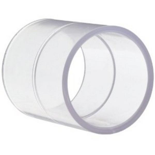 32mm Clear Plain Junction Coupling, Ideal Electrical Catalogue Cable Management Conduit Rigid Couplers - Construction Supplies Australia