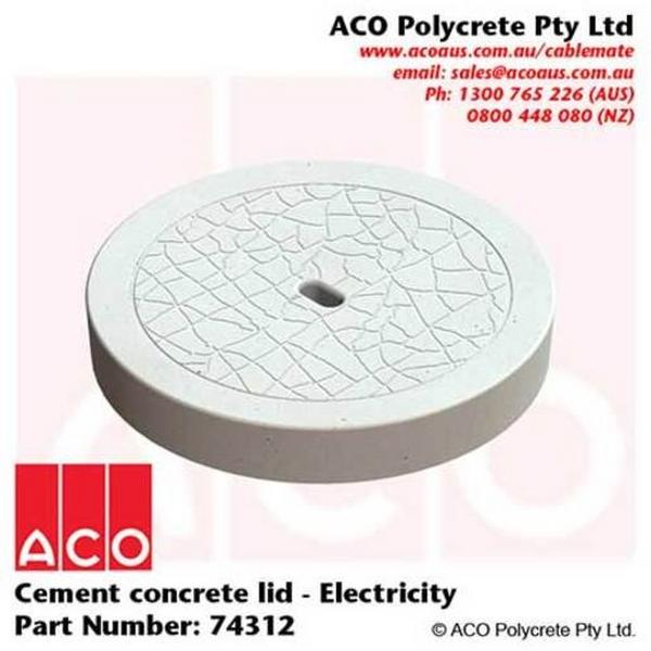 Pit Lid Type 43 Cement Concrete Electricity 18.0Kg, Ideal Electrical Catalogue Power Distribution Earth Inspection Pits Pit Hole Cover - Construction Supplies Australia