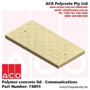 TYPE 95 POLYMER CONCRETE LID - COMMUNICATIONS