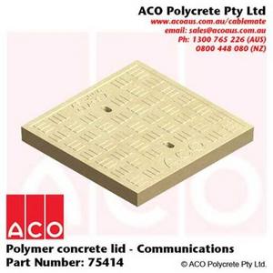 TYPE 45 POLYMER CONCRETE LID - COMMUNICATIONS