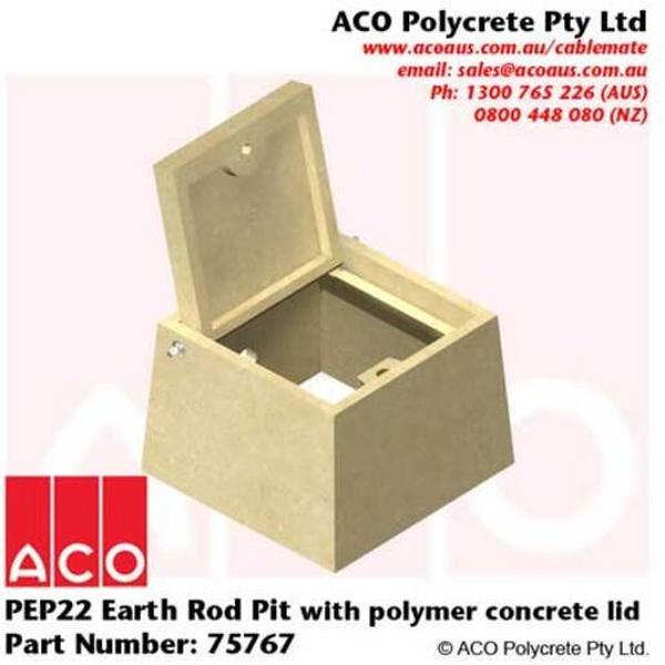 Polycrete Earth Rod Pit With Poly/Concrete Lid, Ideal Electrical Catalogue Power Distribution Earth Inspection Pits Earth Inspection Pit - Construction Supplies Australia