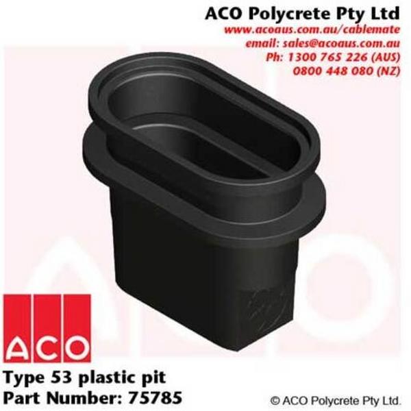 Pit Type 53 Plastic 540mm X 290mm X 450mm 2.8Kg, Ideal Electrical Catalogue Power Distribution Earth Inspection Pits Earth Inspection Pit - Construction Supplies Australia
