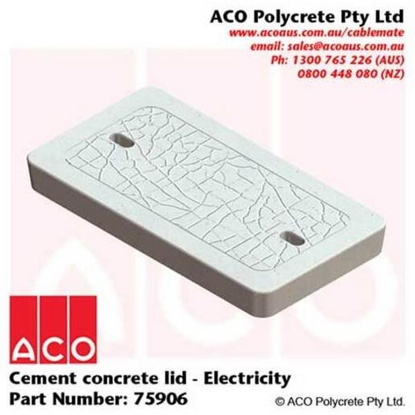 Cover Type 3 Concrete Electricity 13.8Kg, Ideal Electrical Catalogue Power Distribution Earth Inspection Pits Pit Hole Cover - Construction Supplies Australia