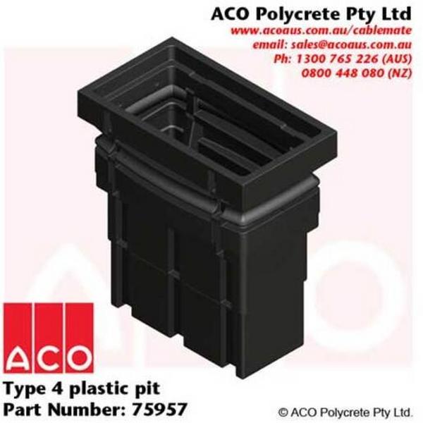 Pit Type 4 Plastic 700mm X 400mm X 810mm 8.0Kg, Ideal Electrical Catalogue Power Distribution Earth Inspection Pits Earth Inspection Pit - Construction Supplies Australia