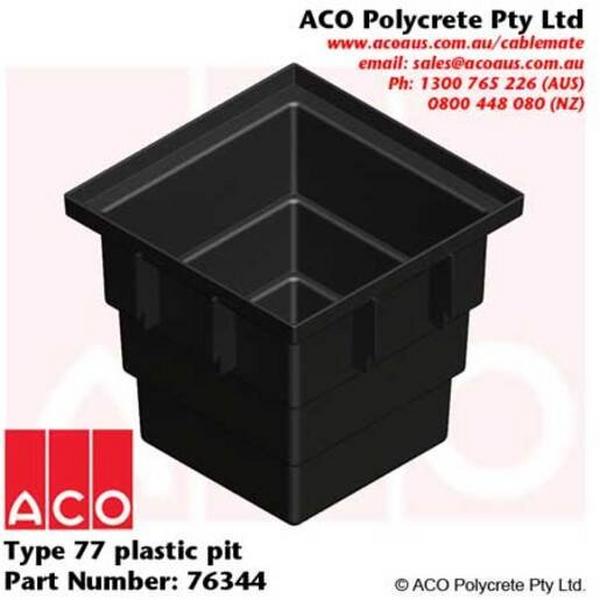 Pit Type 77 Plastic 665mm X 665mm X 615mm 8.9Kg, Ideal Electrical Catalogue Power Distribution Earth Inspection Pits Earth Inspection Pit - Construction Supplies Australia