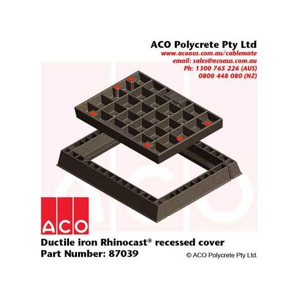 Rhinocast 1Pt Class G Recessed 600X450, Ideal Electrical Catalogue Power Distribution Earth Inspection Pits Earth Inspection Pit - Construction Supplies Australia