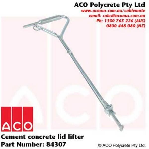 Cement Concrete Lid Lifter, Ideal Electrical Catalogue Power Distribution Earth Inspection Pits Pit Hole Cover - Construction Supplies Australia