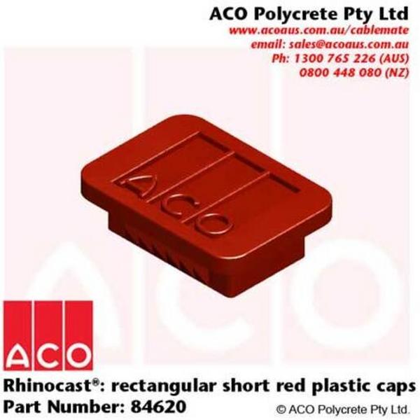 Rhinocast: Rectangular Short Red Plastic Caps, Ideal Electrical Catalogue Power Distribution Earth Inspection Pits Earth Inspection Pit - Construction Supplies Australia