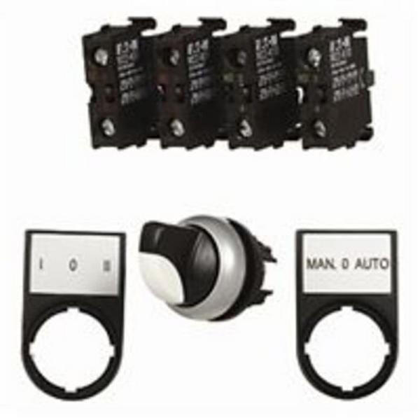 3-Position Mom Selector Switch 1No/1Nc CB Lgnd Pls Pop, Ideal Electrical Catalogue Switches Plugs Sockets Switches Push Button - Construction Supplies Australia