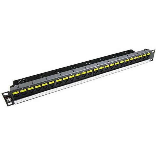 24 Port Dg+ Patch Panel C5E 568A/B, Ideal Electrical Catalogue Data Communications Fibre Patch Panel Fibre Optic - Construction Supplies Australia
