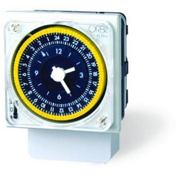 ANALOGUE TIME SWITCH 230VAC WEEKLY/2HRS 1C/O16A 100HR BACK UP DIN RAIL-FLUSH MOUNTING, Ideal Electrical Catalogue Power Distribution Relays Timer Relay - Construction Supplies Australia