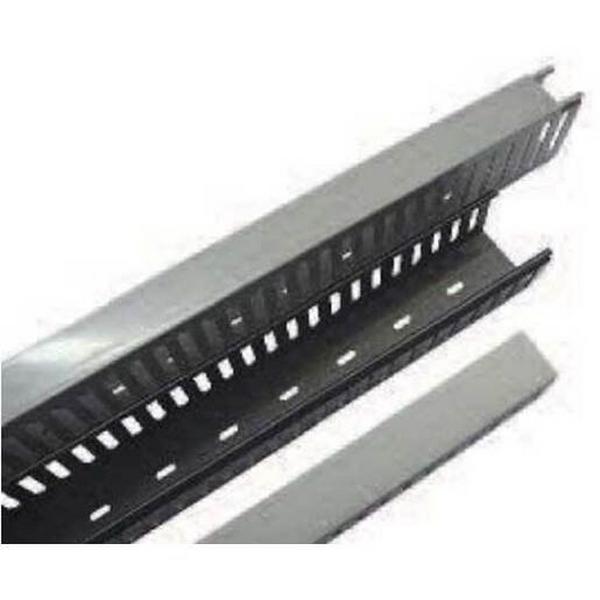 Cable Duct Black(Box Qty=12) 2 Meter Closed Slot 60X60mm, Ideal Electrical Catalogue Cable Management Slotted Cable Trunking Slotted Cable Trunking System - Construction Supplies Australia
