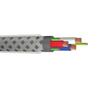 CABLE VSD/EMC CLEAR SHEATH 4 G 4.0MM2 TC BRAIDED 0.6/1KV COLOURED CORES