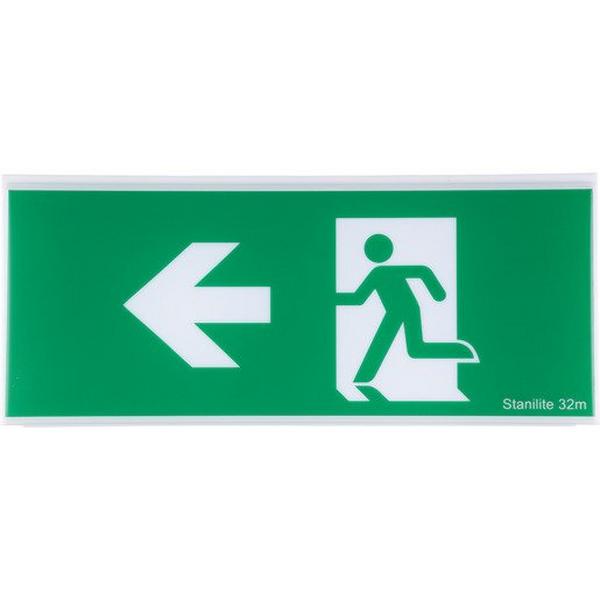 DIFFUSER <PICTO 18W QUICKFIT JUMBO, Ideal Electrical Catalogue Light Fittings Emergency Exit Emergency Luminaire - Construction Supplies Australia
