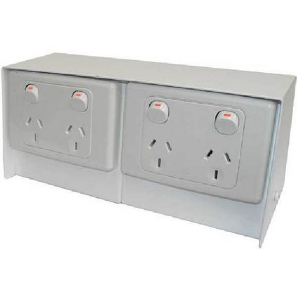 Above Floor Box 110Hx250Wx110Dmm Surface Mount Box White, Ideal Electrical Catalogue Cable Management Floor System Raised Floor Distribution System - Construction Supplies Australia