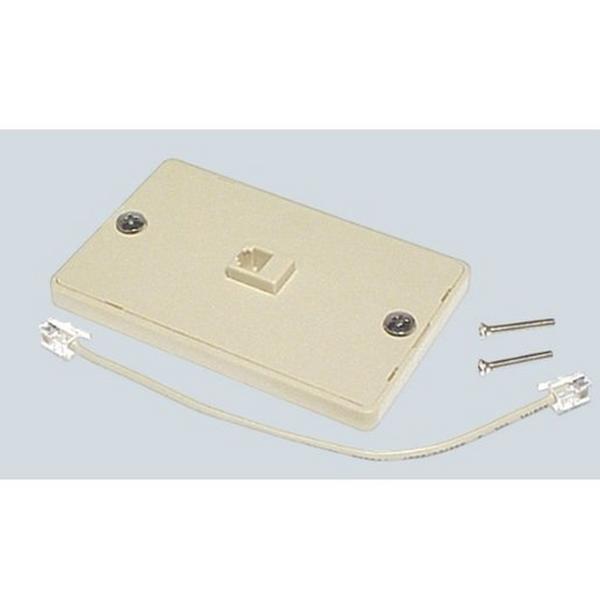 Wallplate Socket RJ12 6P4C White, Ideal Electrical Catalogue Av Security Detection Antennas Antenna Mounting Material - Construction Supplies Australia