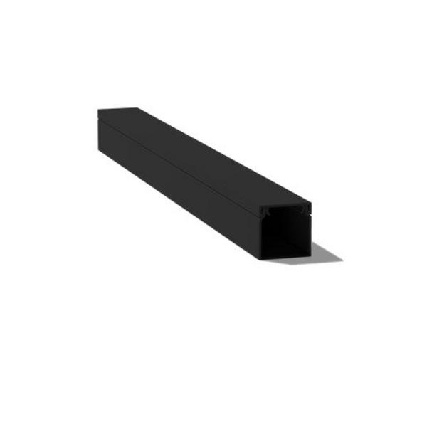 Duct PVC Mini 25 X 16mm X 4M Black, Ideal Electrical Catalogue Cable Management Duct Wall Duct - Construction Supplies Australia