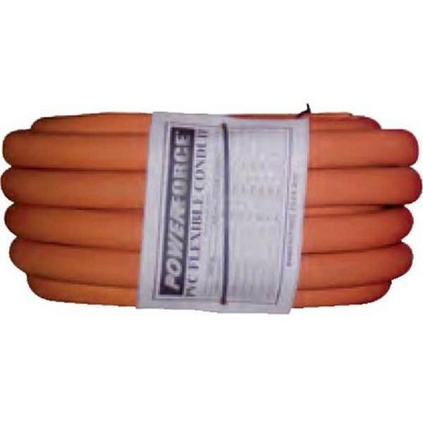 PVC Flexible Conduit, D/Wire Orange, 50mm X 15M (15/Plt), Ideal Electrical Catalogue Cable Management Conduit Flexible Protective Plastic Hose - Construction Supplies Australia