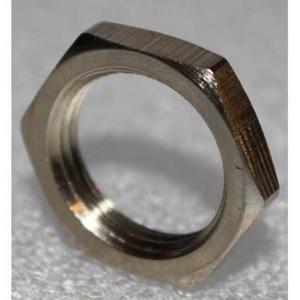 LOCKNUT 32MM N/P BRASS