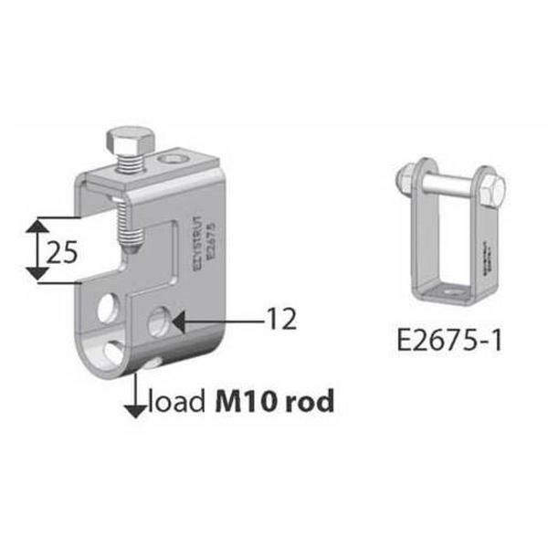Beam Clamp Kit M10, Ideal Electrical Catalogue Cable Management Cable Support Span Wire Clamp - Construction Supplies Australia