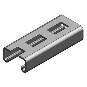 STRUT CHANNEL HEAVY DUTY SLOTTED STAINLESS STEEL 41X21MM 6M