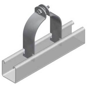 CABLE/PIPE CLAMP FOR STRUT HOT DIP GALVANISED 102MM