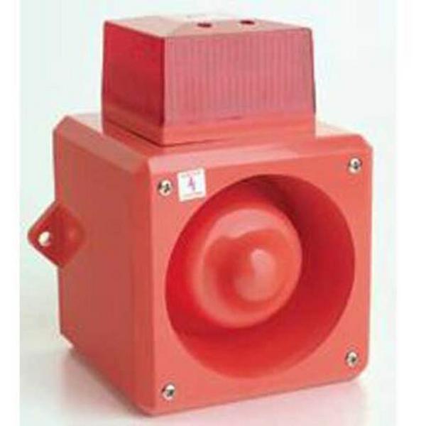 24VDC Red Strobe Siren Chpp, Ideal Electrical Catalogue Industrial Sight Sound Signalling Light - Construction Supplies Australia