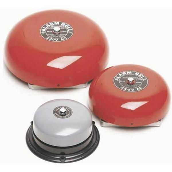 Mb-6B 12VDC Grey 6" Bell, Ideal Electrical Catalogue Industrial Sight Sound Motor Siren - Construction Supplies Australia