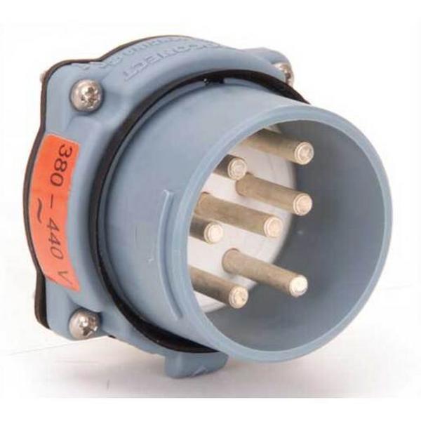3Ps16 App. Inlet 3P+E, Ideal Electrical Catalogue Industrial Industrial Plugs Sockets Round Socket Plug For High Currents - Construction Supplies Australia