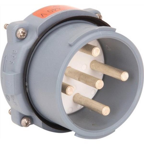 3Ps16 App. Inlet 3P+N+E, Ideal Electrical Catalogue Industrial Industrial Plugs Sockets Round Socket Plug For High Currents - Construction Supplies Australia