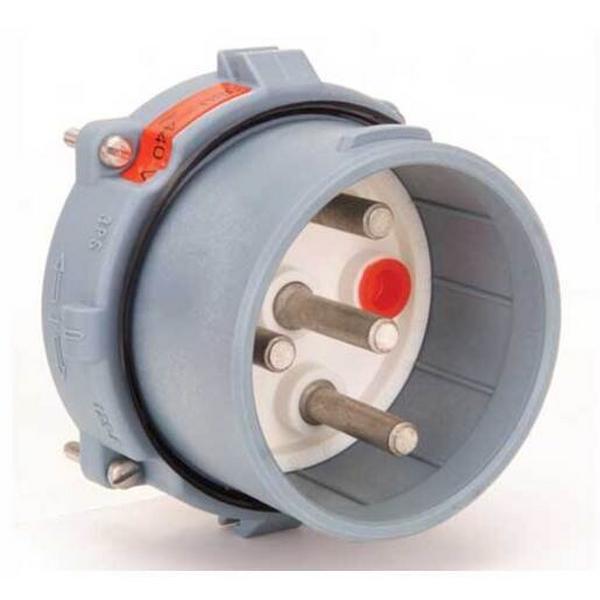 3Ps125 App. Inlet 3P+N+E, Ideal Electrical Catalogue Industrial Industrial Plugs Sockets Round Socket Plug For High Currents - Construction Supplies Australia