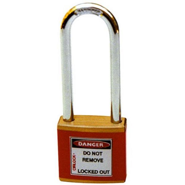 Colour Coded Padlock Plastic 50mm Shackle Red Hang Pk Slp-450-Red, Ideal Electrical Catalogue Safety Site Safety Padlock - Construction Supplies Australia