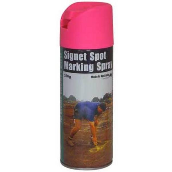 Paint Spot 350Gm Aero Fluoro Pink Aerosol, Ideal Electrical Catalogue Hardware Sprays Touch Up Stick Spray - Construction Supplies Australia