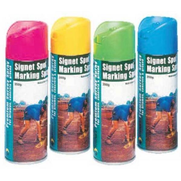 PAINT SPOT 350GM AERO FLUORO GREEN, Ideal Electrical Catalogue Hardware Sprays Touch Up Stick Spray - Construction Supplies Australia