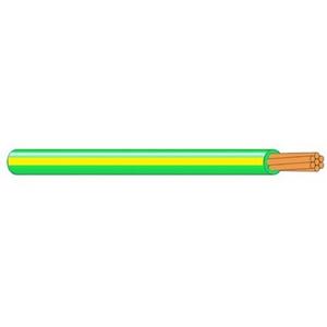 CABLE BUILDING WIRE FLEXIBLE 0.75MM 24/0.20 1C GREEN/YELLOW
