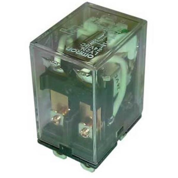 Relay Miniature 8 Flat Pins 2 Pole 10 Amp Ptf08A-E 24VDC 2 C/O With LED, Ideal Electrical Catalogue Power Distribution Relays Switching Relay - Construction Supplies Australia