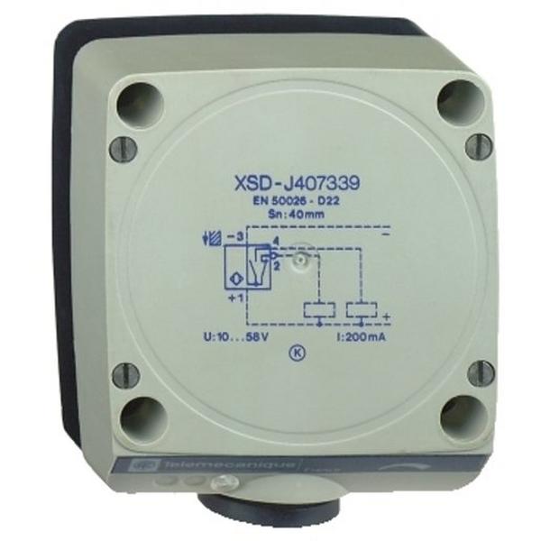INDUCTIVE PROXIMITY SENSOR XSD 80X80X40, PLASTIC, SN60MM, 24 VDC, TERMINALS, Ideal Electrical Catalogue Industrial Sensor Inductive Proximity Switch - Construction Supplies Australia
