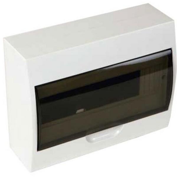 Load Centre Enclosure 12 Pole Surface Mount Transparent Door, Ideal Electrical Catalogue Power Distribution Distribution Boards Small Distribution Board - Construction Supplies Australia