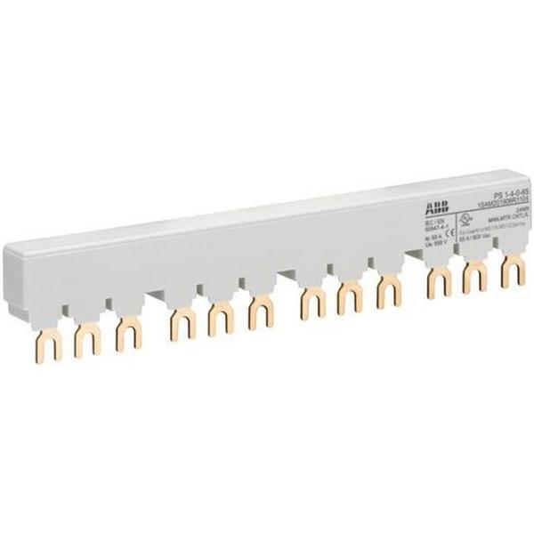 Busbar T-s 4 Ms116/132 Ie=65A, Ideal Electrical Catalogue Power Distribution Busbar Phase Busbar Comb - Construction Supplies Australia