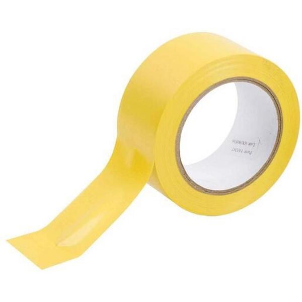 Aisle Marking Tape B-725 50mm Yellow, Ideal Electrical Catalogue Safety Site Safety Warning Tape - Construction Supplies Australia