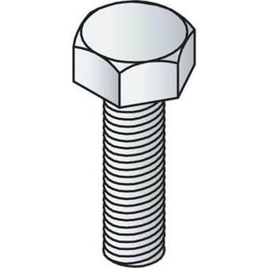 HEX HEAD SET SCREW M10 X 40MM ZINC PLATED