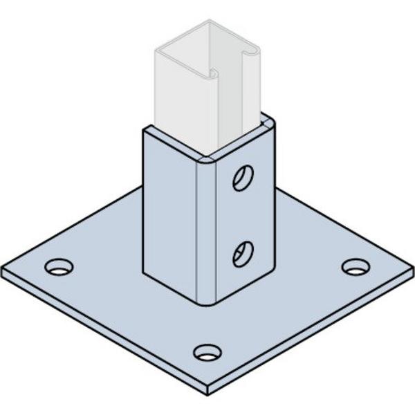 Base Plate 4 Hole 150X150, Ideal Electrical Catalogue Cable Management Cable Support Accessories Spare Parts For Cable Carrying System - Construction Supplies Australia