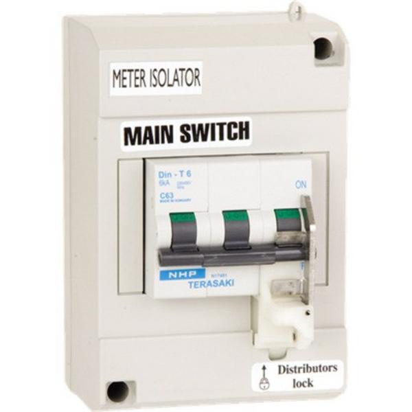 4 Pole Cover C/B Lockdog, Ideal Electrical Catalogue Power Distribution Distribution Boards Accessories Spare Parts For Small Distribution Board - Construction Supplies Australia