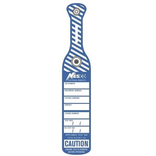 Test Tag Industrial Push Clip Colour Blue, Ideal Electrical Catalogue Tools Instrumentation Labelling Labelling Material - Construction Supplies Australia