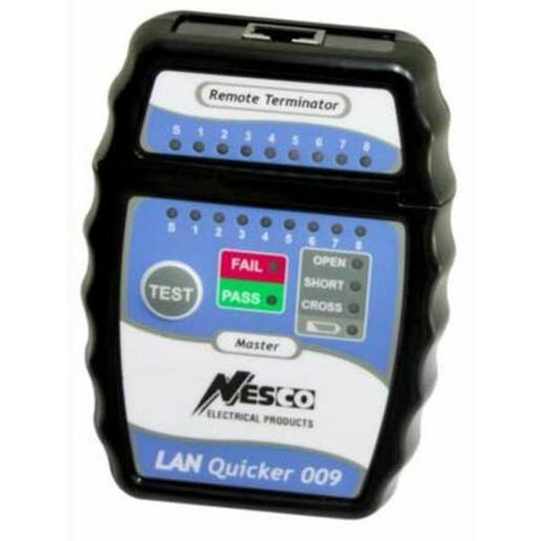 Lan Cable Tester RJ45 UTP Stp, Ideal Electrical Catalogue Tools Instrumentation Test Measurement Data Testing - Construction Supplies Australia