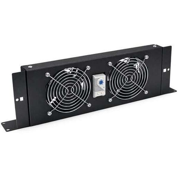 AUSRACK AXIAL FAN 2 WAY C/W T/STAT, Ideal Electrical Catalogue Power Distribution Devices For Distribution Boards Ventilator Enclosure Cabinet - Construction Supplies Australia