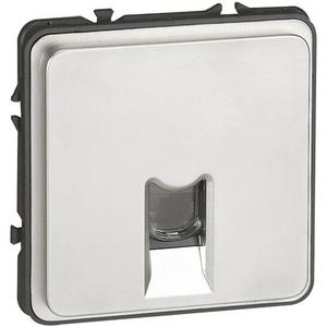 SOL IP55 1K10 1-GANG 2-MODULE CAT-6 RJ45 FTP DATA OUTLET