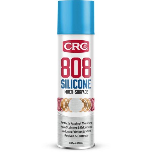808 Silicone Spray 330G Aerosol (Multi-Purpose), Ideal Electrical Catalogue Hardware Lubricant Lubricant - Construction Supplies Australia