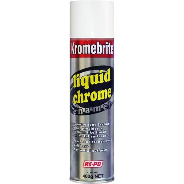 Repo Kromebrite Liquid Chrome Enamel 400G, Ideal Electrical Catalogue Hardware Lubricant Lubricant - Construction Supplies Australia