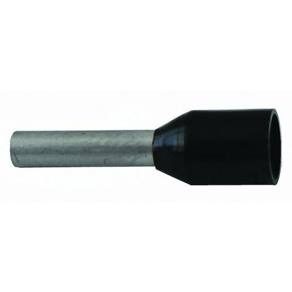Bootlace Insulated Black 16mm X 25mm2, Ideal Electrical Catalogue Wiring Accessories Lugs Links Cable End Sleeve - Construction Supplies Australia